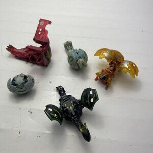 Bakugan Battle Brawlers Bulk Mixed Lot 5 Figures (Some partially working read)